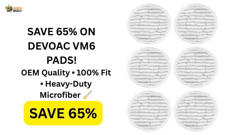 devoac vm6 replacement pads vs generic steam pads