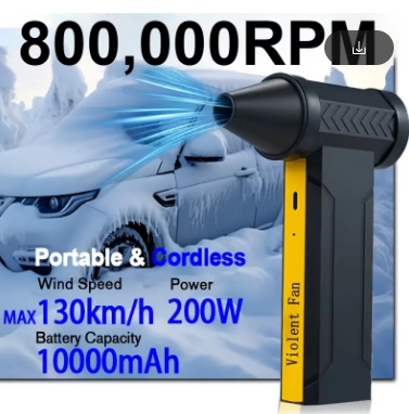 Rechargeable Electric Dust Blower 800000 RPM – Compact Yet Powerful