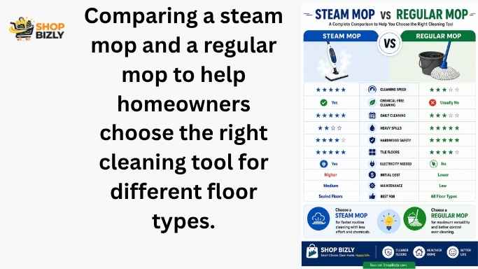Steam Mop vs Regular Mop: 11 Surprising Differences That Can Save You Time & Money (2026)
