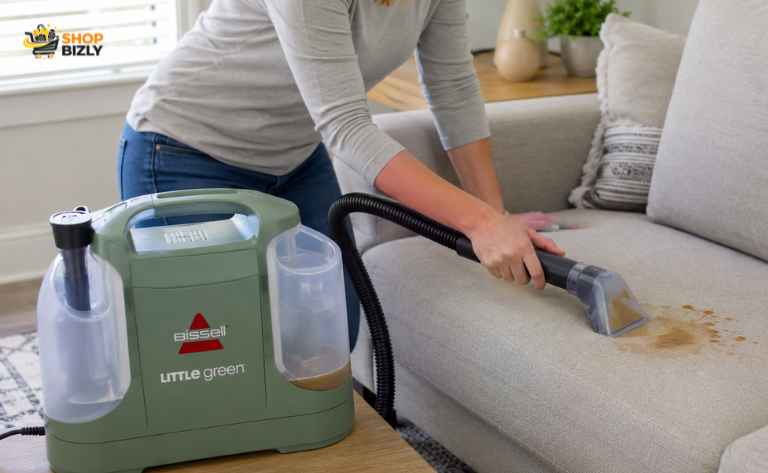 how do you use the bissell little green machine
