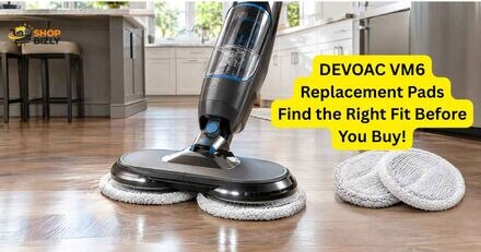 DEVOAC VM6 scrubbing steam mop replacement pads