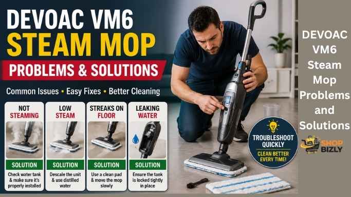 DEVOAC VM6 Steam Mop Problems and Solutions
