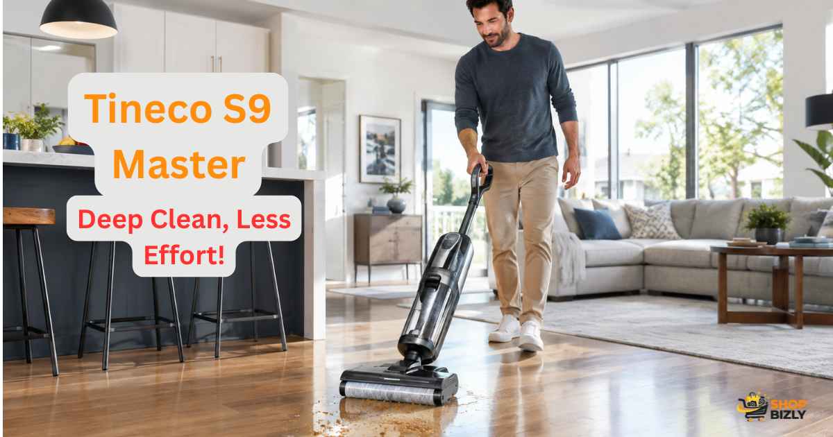 Tineco Floor ONE S9 Master wet dry vacuum cleaner cleaning a hard floor
