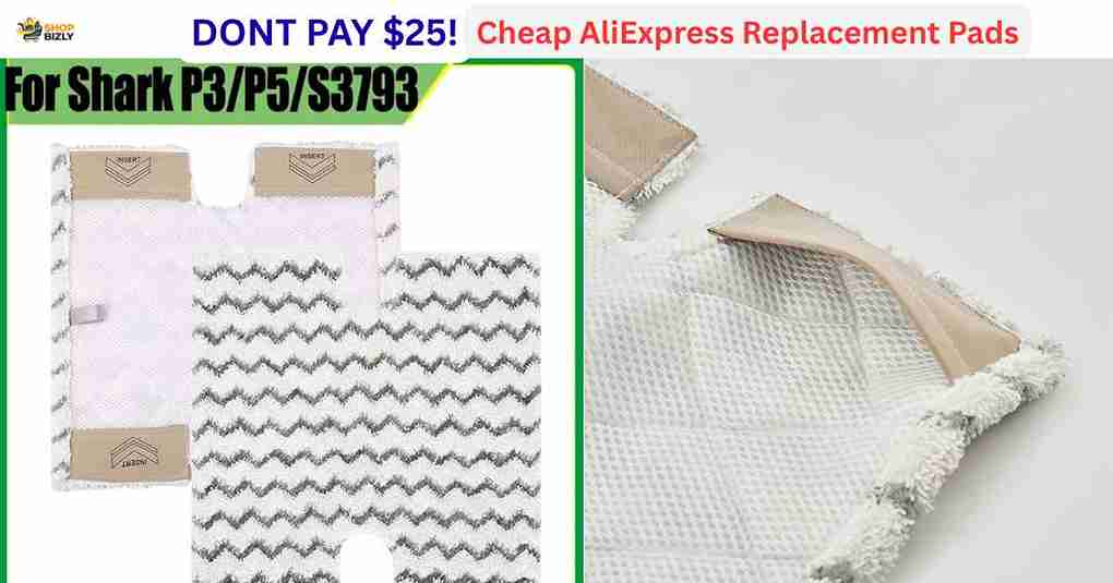 Microfiber Shark steam mop replacement pads ordered from AliExpress